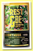 Monymusk 23 yo 1998/2022 'AHJ' (59.4%, Rest & Be Thankful, Jamaica, barrel, 181 bottles) Monymusk 23 yo 1998/2022 'AHJ' (59.4%, Rest & Be Thankful, Jamaica, barrel, 181 bottles)