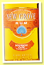 New Grove 'Bourbon Cask' (40%, OB, Mauritius, +/-2022) New Grove 'Bourbon Cask' (40%, OB, Mauritius, +/-2022)