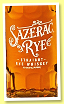 Sazerac 'Straight Rye' (45%, OB, USA, Kentucky Straight Rye Whiskey, +/-2022) Sazerac 'Straight Rye' (45%, OB, USA, Kentucky Straight Rye Whiskey, +/-2022)