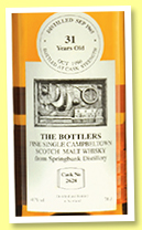 Springbank 31 yo 1965/1996 (44.7%, The Bottlers, cask #2628) Springbank 31 yo 1965/1996 (44.7%, The Bottlers, cask #2628)