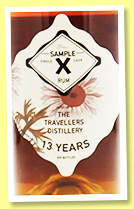 Travellers 13 yo 2007/2021 (61.8%, Sample X, Belize, 259 bottles) Travellers 13 yo 2007/2021 (61.8%, Sample X, Belize, 259 bottles)