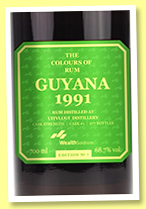 Uitvlugt 30 yo 1991/2022 (68.7%, Wealth Solutions, The Colours of Rum, Guyana, 277 bottles) Uitvlugt 30 yo 1991/2022 (68.7%, Wealth Solutions, The Colours of Rum, Guyana, 277 bottles)