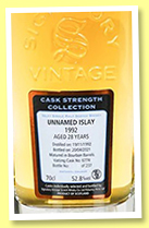 Unnamed Islay 28 yo 1992/2021 (52.8%, Signatory Vintage, bourbon barrel, cask #6774, 237 bottles) Unnamed Islay 28 yo 1992/2021 (52.8%, Signatory Vintage, bourbon barrel, cask #6774, 237 bottles)