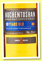 Auchentoshan 18 yo (43%, OB, +/-2023) Auchentoshan 18 yo (43%, OB, +/-2023)