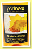 Balmenach 8 yo 2013/2022 (56.6%, Navigate World Whisky, Partners by LMDW, refill octave, cask #11128-176A, 54 bottles) Balmenach 8 yo 2013/2022 (56.6%, Navigate World Whisky, Partners by LMDW, refill octave, cask #11128-176A, 54 bottles)
