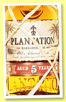 Barbados 'aged 5 years' (40%, Plantation, +/-2022) Barbados 'aged 5 years' (40%, Plantation, +/-2022)