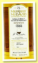 Ben Nevis 25 yo 1996/2022 (53.9%, Murray McDavid for Tyndrum Whisky, Mission Gold, hogshead, cask #1582, 250 bottles) Ben Nevis 25 yo 1996/2022 (53.9%, Murray McDavid for Tyndrum Whisky, Mission Gold, hogshead, cask #1582, 250 bottles)