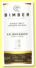 Bimber 'Ex-Bourbon Cask Batch No.4' (51.2%, OB, England, 2023) Bimber 'Ex-Bourbon Cask Batch No.4' (51.2%, OB, England, 2023)