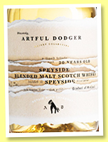 Burnside 30 yo 1989 (51.2%, Artful Dodger, blended malt, refill bourbon barrel, cask #4555, 317 bottles) Burnside 30 yo 1989 (51.2%, Artful Dodger, blended malt, refill bourbon barrel, cask #4555, 317 bottles)