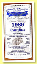 Cambus 33 yo 1989/2022 (62.7%, Alambic Classique, refill bourbon barrel, Laphroaig finish, cask #22063, 169 bottles) Cambus 33 yo 1989/2022 (62.7%, Alambic Classique, refill bourbon barrel, Laphroaig finish, cask #22063, 169 bottles)