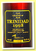 Caroni 24 yo 1998/2022 (62.9%, The Colours of Rum, Wealth Solutions, Trinidad, No.3, 251 bottles) Caroni 24 yo 1998/2022 (62.9%, The Colours of Rum, Wealth Solutions, Trinidad, No.3, 251 bottles)