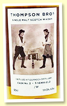 Dornoch 5 yo 2017/2022 (58.3%, OB, cask #2, 1st fill bourbon octave, 91 bottles)
Dornoch 5 yo 2017/2022 (58.3%, OB, cask #2, 1st fill bourbon octave, 91 bottles)