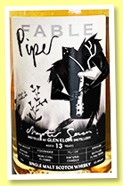 Glen Elgin 13 yo 2008/2021 (55.8%, Fable Whisky, Chapter 7 Piper, hogshead, cask #805339, 139 bottles) Glen Elgin 13 yo 2008/2021 (55.8%, Fable Whisky, Chapter 7 Piper, hogshead, cask #805339, 139 bottles)