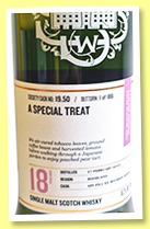 Glen Garioch 18 yo 2003/2021 (58.3, Scotch Malt Whisky Society, #19.50, 1st fill bourbon barrel, 'A Special Treat', 186 bottles) Glen Garioch 18 yo 2003/2021 (58.3, Scotch Malt Whisky Society, #19.50, 1st fill bourbon barrel, 'A Special Treat', 186 bottles)