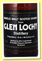 Glen Lochy 15 yo 1967/1982 (92 U.S. proof, Cadenhead, black dumpy, 75cl) Glen Lochy 15 yo 1967/1982 (92 U.S. proof, Cadenhead, black dumpy, 75cl)