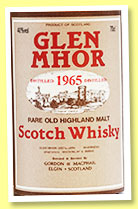 Glen Mhor 38 yo 1965/2000 (40%, Gordon & MacPhail, licensed bottling, screw cap) Glen Mhor 38 yo 1965/2000 (40%, Gordon & MacPhail, licensed bottling, screw cap)