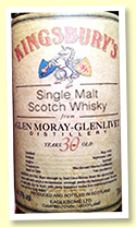 Glen Moray 30 yo 1959/1989 (44.1%, Kingsbury, sherry butt) Glen Moray 30 yo 1959/1989 (44.1%, Kingsbury, sherry butt)