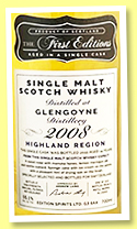 Glengoyne 14 yo 2008/2022 (55.1%, Hunter Laing, First Editions, refill barrel, cask #HL9265, 223 bottles) Glengoyne 14 yo 2008/2022 (55.1%, Hunter Laing, First Editions, refill barrel, cask #HL9265, 223 bottles)