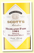Highland Park 1981/2011 (48.5%, Scott's Selection)
Highland Park 1981/2011 (48.5%, Scott's Selection)