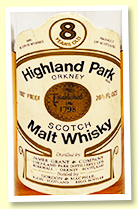 Highland Park 8 yo (100 proof, Gordon & MacPhail, -/+ 1975) Highland Park 8 yo (100 proof, Gordon & MacPhail, -/+ 1975)