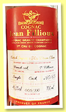 Jean Fillioux 'n°60/65' (45.5%, Wu Dram Clan & Kirsch Import, grande champagne, Germany, 330 bottles, 2023) Jean Fillioux 'n°60/65' (45.5%, Wu Dram Clan & Kirsch Import, grande champagne, Germany, 330 bottles, 2023)
