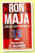 Maja 12 yo 'Anejo Autentico' (40%, OB, El Salvador, +/-2022) Maja 12 yo 'Anejo Autentico' (40%, OB, El Salvador, +/-2022)