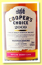 Mannochmore 12 yo 2009/2021 (52.5%, The Coopers Choice, refill sherry cask, cask #1446, 264 bottles) Mannochmore 12 yo 2009/2021 (52.5%, The Coopers Choice, refill sherry cask, cask #1446, 264 bottles)