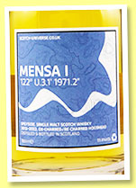 Mensa 10 yo 2012/2022 '1 122° U.3.1 1971.2' (55.6%, Scotch Universe, decharred - recharred hogshead) Mensa 10 yo 2012/2022 '1 122° U.3.1 1971.2' (55.6%, Scotch Universe, decharred - recharred hogshead)