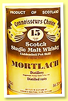 Mortlach 15 yo 1969/1984 (56.3%, Gordon & MacPhail, Connoisseurs Choice, Donini Italy, +/-1985) Mortlach 15 yo 1969/1984 (56.3%, Gordon & MacPhail, Connoisseurs Choice, Donini Italy, +/-1985)