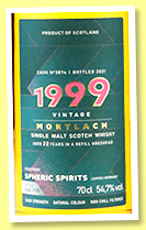 Mortlach 22 yo 1999/2021 (54.7%, Spheric Spirits, refill hogshead, cask #3874, 226 bottles) Mortlach 22 yo 1999/2021 (54.7%, Spheric Spirits, refill hogshead, cask #3874, 226 bottles)