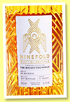 Ninefold 3 yo (62.2%, OB, exclusive to The Whisky Exchange, Scotland, ex-bourbon, 207 bottles, 2023) Ninefold 3 yo (62.2%, OB, exclusive to The Whisky Exchange, Scotland, ex-bourbon, 207 bottles, 2023)