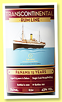 Panama 15 yo (43%, Transcontinental Rum Line for Navigate World Whisky, cask #PA15sPMD93, 160 bottles, 2021) Panama 15 yo (43%, Transcontinental Rum Line for Navigate World Whisky, cask #PA15sPMD93, 160 bottles, 2021)
