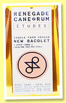 Renegade 'Etudes – New Bacolet' (55%, OB, MicrOrigin, terroir 'Upper Combe', Farm 'Goat Hill', Grenada, +/-2023) Renegade 'Etudes – New Bacolet' (55%, OB, MicrOrigin, terroir 'Upper Combe', Farm 'Goat Hill', Grenada, +/-2023)