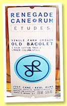 Renegade 'Etudes – Old Bacolet' (55%, OB, Grenada, Single Farm, terroir 'Silk Cotton Tree', single field 'Theo's Field', Grenada, 2023) Renegade 'Etudes – Old Bacolet' (55%, OB, Grenada, Single Farm, terroir 'Silk Cotton Tree', single field 'Theo's Field', Grenada, 2023)