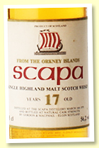 Scapa 17 yo 1970/1987 (56.2%, Gordon & MacPhail for Intertrade) Scapa 17 yo 1970/1987 (56.2%, Gordon & MacPhail for Intertrade)