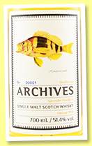Speyside (Distillery) 23 yo 1995/2019 (51.4%, Archives, hogshead, cask#31, 177 bottles) Speyside (Distillery) 23 yo 1995/2019 (51.4%, Archives, hogshead, cask#31, 177 bottles)