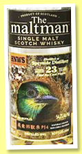 Speyside Distillery 23 yo 1995/2018 (54.2%, The Maltman, for HNWS Taiwan, Caol Ila cask finish, 294 bottles) Speyside Distillery 23 yo 1995/2018 (54.2%, The Maltman, for HNWS Taiwan, Caol Ila cask finish, 294 bottles)
