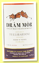 Tullibardine 8 yo 2015/2023 (53.7%, Dram Mor, first fill oloroso finish; cask #656932) Tullibardine 8 yo 2015/2023 (53.7%, Dram Mor, first fill oloroso finish; cask #656932)