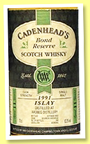 Ardbeg 11 yo 1991/2002 (62.2%, Cadenhead's, Bond Reserve, bourbon hogshead, 306 bottles) Ardbeg 11 yo 1991/2002 (62.2%, Cadenhead's, Bond Reserve, bourbon hogshead, 306 bottles)