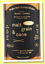Benriach 24 yo 1997/2021 (59.4%, malt grain & cane, hogshead, cask #7337, 197 bottles) Benriach 24 yo 1997/2021 (59.4%, malt grain & cane, hogshead, cask #7337, 197 bottles)