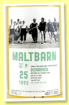 Benriach 25 yo 1995/2020 (49.1%, Maltbarn, sherry, 140 bottles) Benriach 25 yo 1995/2020 (49.1%, Maltbarn, sherry, 140 bottles)