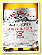 Benriach 25 yo 1998/2023 (57.4%, Hunter Laing, Old & Rare, Platinum, refill oloroso butt, cask #HL20597, 234 bottles) Benriach 25 yo 1998/2023 (57.4%, Hunter Laing, Old & Rare, Platinum, refill oloroso butt, cask #HL20597, 234 bottles)