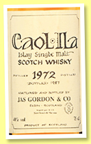 Caol Ila 1972/1987 (40%, Jas. Gordon & Co., Celtic label, Auxil Import France) Caol Ila 1972/1987 (40%, Jas. Gordon & Co., Celtic label, Auxil Import France)