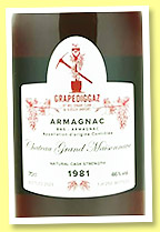 Château Grand Maisonnave 1981/2023 (46%, GrapeDiggaz, bas-armagnac, 250 bottles) Château Grand Maisonnave 1981/2023 (46%, GrapeDiggaz, bas-armagnac, 250 bottles)