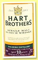 Dalmore 10 yo 2012/2022 (46%, Hart Brothers, Single Cask, 'First Burgundy Cask Filled') Dalmore 10 yo 2012/2022 (46%, Hart Brothers, Single Cask, 'First Burgundy Cask Filled')