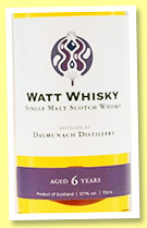 Dalmunach 6 yo 2016/2023 (57.1%, Watt Whisky, amontillado finish, 456 bottles) Dalmunach 6 yo 2016/2023 (57.1%, Watt Whisky, amontillado finish, 456 bottles)