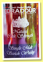 Edradour 2003/2016 (58.4%, OB, for Fortune, Taiwan, cask #911, 696 bottles) Edradour 2003/2016 (58.4%, OB, for Fortune, Taiwan, cask #911, 696 bottles)