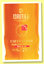 Isautier 13 yo 2008 'L'Audacieux' (79.5%, OB, La Réunion, LMDW Edition, 2023) Isautier 13 yo 2008 'L'Audacieux' (79.5%, OB, La Réunion, LMDW Edition, 2023)