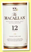 Macallan 12 yo 'Sherry Oak Cask' (40%, OB, +/-2023) Macallan 12 yo 'Sherry Oak Cask' (40%, OB, +/-2023)