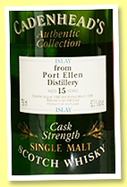 Port Ellen 15 yo 1980/1996 (62.3%, Cadenhead, Authentic Collection, US bottling) Port Ellen 15 yo 1980/1996 (62.3%, Cadenhead, Authentic Collection, US bottling)